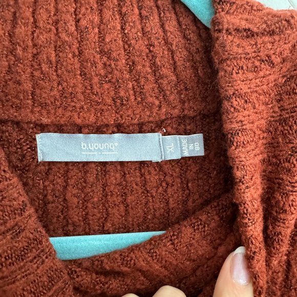 B. Young Mock Neck Sweater - Super Soft and Cozy - Picture 3 of 6